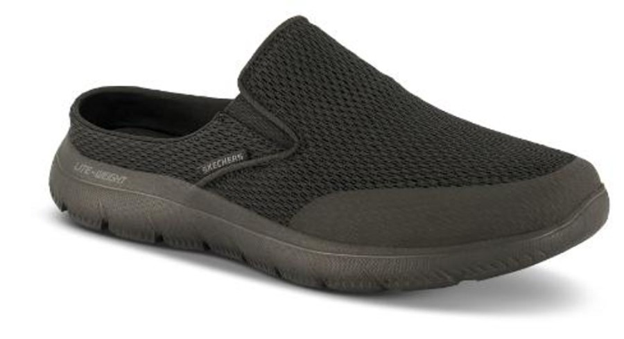 Maend Skechers | Skechers Herresandal Sort 232296