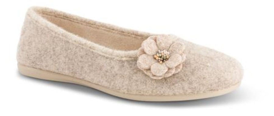 Kvinder Zafary | Zafary Dame Hjemmesko Beige 6412500991