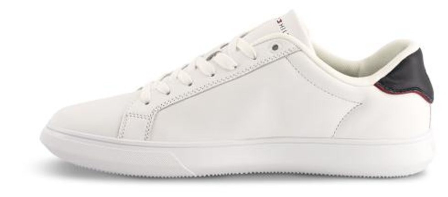 Maend Tommy Hilfiger | Tommy Hilfiger Kraftig Herresko Hvid Fm0Fm04276Ybr