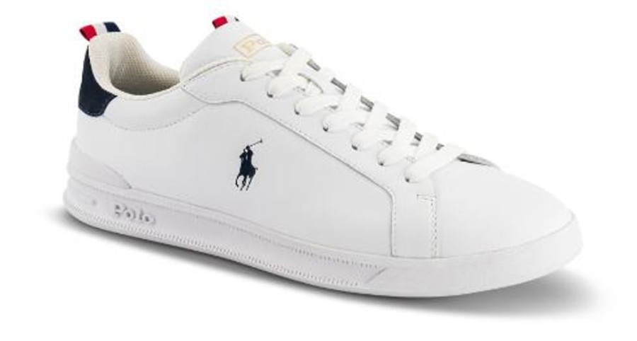 Maend Polo Ralph Lauren | Polo Ralph Lauren Kraftig Herresko Hvid 809860883003