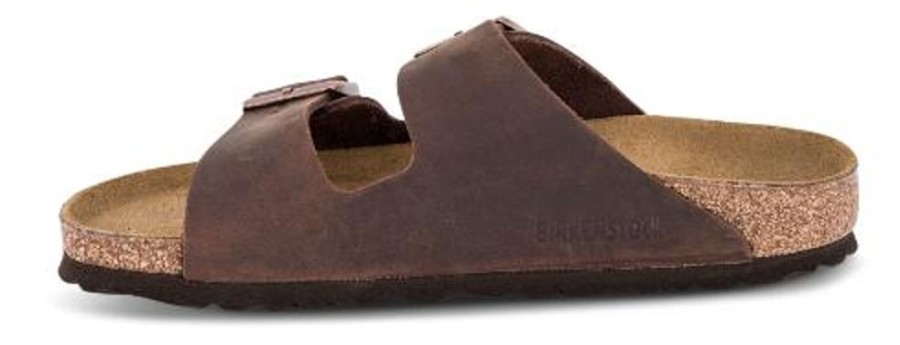 Maend Birkenstock | Birkenstock Arizona Oil-Laeder Habana Brun 0052533