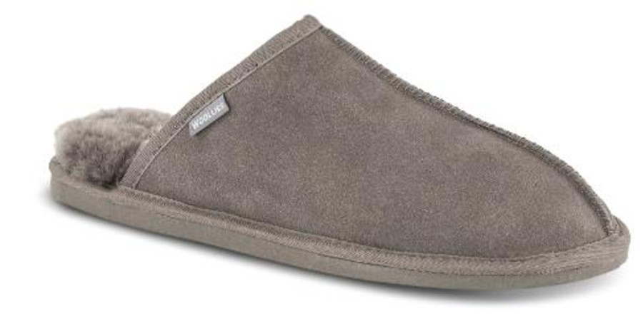 Maend Woollies | Woollies Hjemmesko Gra 1022 Simple Luxe