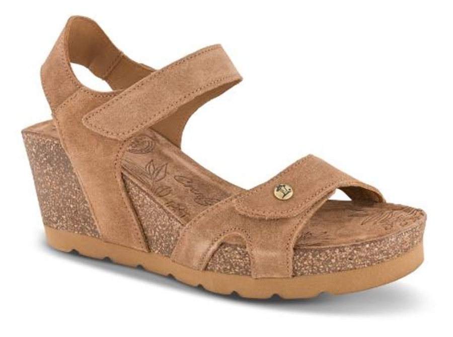 Kvinder Panama Jack | Panama Jack Damesandal Med Hael Brun Vila B3