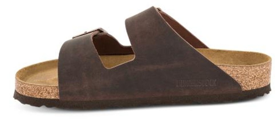 Maend Birkenstock | Birkenstock Arizona Med Blod Fodseng Brun 452761