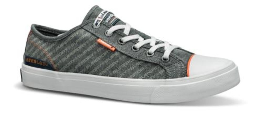 Maend Superdry | Superdry Herre-Laerredssko Gra Trophy Classic L