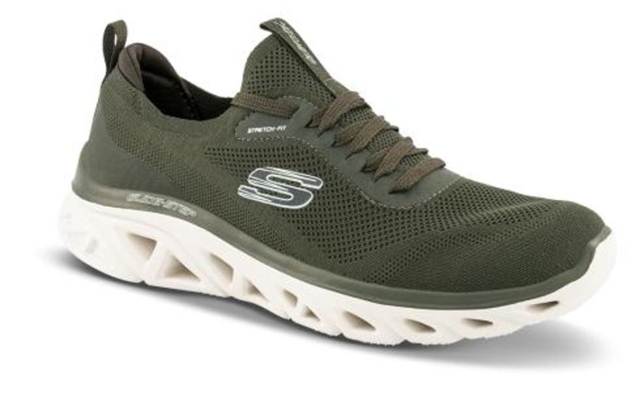 Kvinder Skechers | Skechers Sneaker Oliven 149941