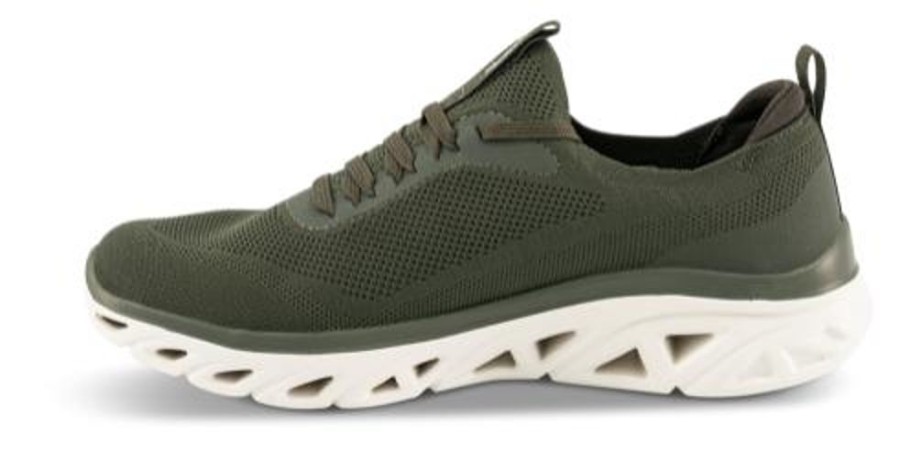 Kvinder Skechers | Skechers Sneaker Oliven 149941