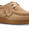 Kvinder Clarks | Clarks Damesko Med Snore Beige Wallabeeevosh D