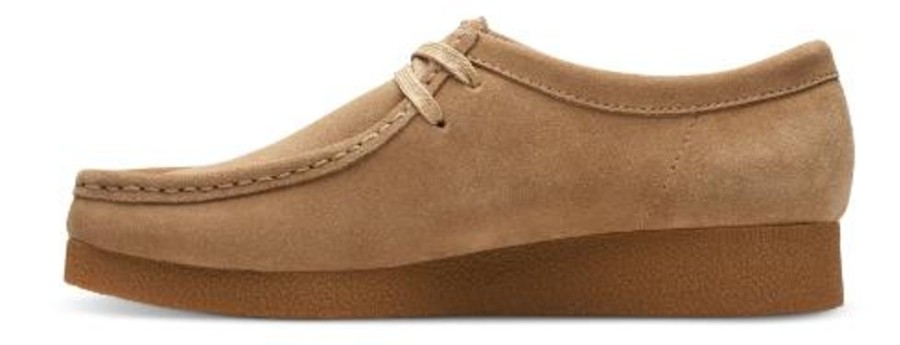 Kvinder Clarks | Clarks Damesko Med Snore Beige Wallabeeevosh D