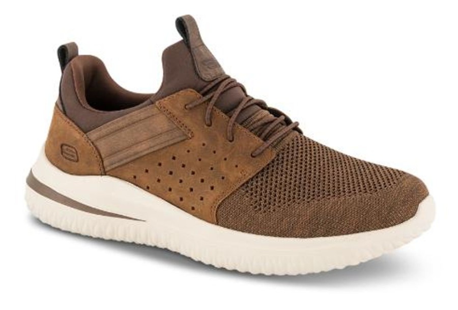 Kvinder Skechers | Skechers Kraftig Herresko Oliven 210238