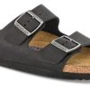 Kvinder Birkenstock | Birkenstock Arizona Med Blod Fodseng Sort 752483