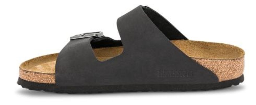 Kvinder Birkenstock | Birkenstock Arizona Med Blod Fodseng Sort 752483