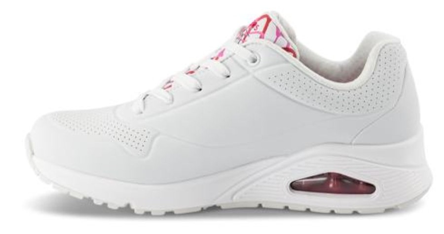 Kvinder Skechers | Skechers Sneaker Hvid 155507