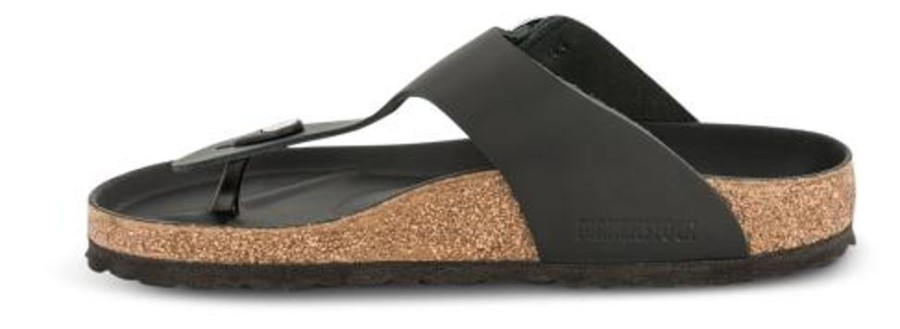 Kvinder Birkenstock | Birkenstock Gizeh Big Buckle Sort 1018753