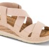 Kvinder B&CO | B&Co Damesandal Med Hael Beige 4213102180