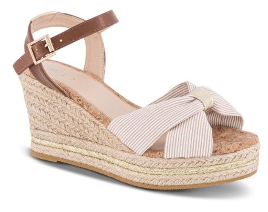 Kvinder B&CO | B&Co Damesandal Med Hael Beige 4214100332