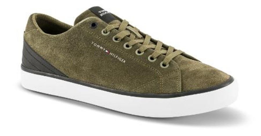 Maend Tommy Hilfiger | Tommy Hilfiger Kraftig Herresko Gron Fm0Fm04817Rbn