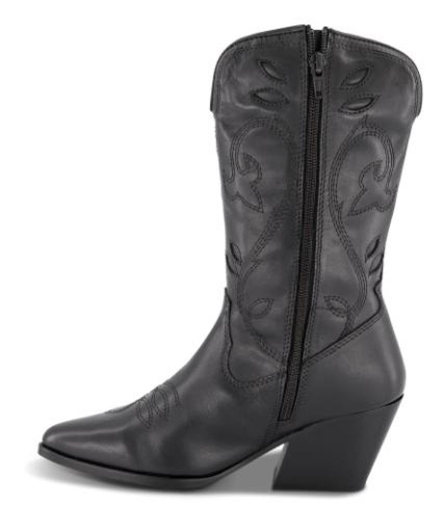 Kvinder B&CO | Cowboy Boot Sort 5213501310