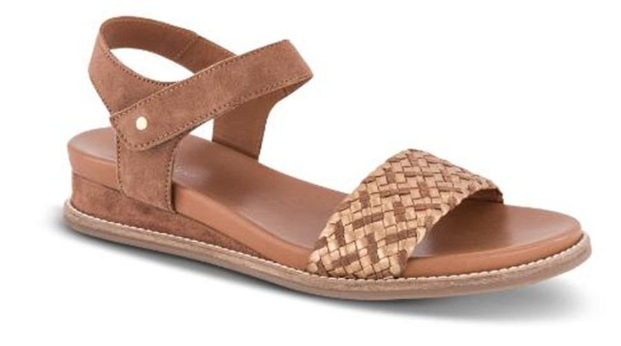 Kvinder Nordic Softness | Nordic Softness Damesandal Brun 4224160730