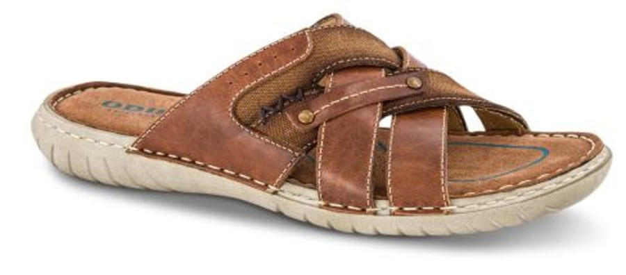 Maend Odiin | Odiin Herre Sandal Brun Komb. 4611100632