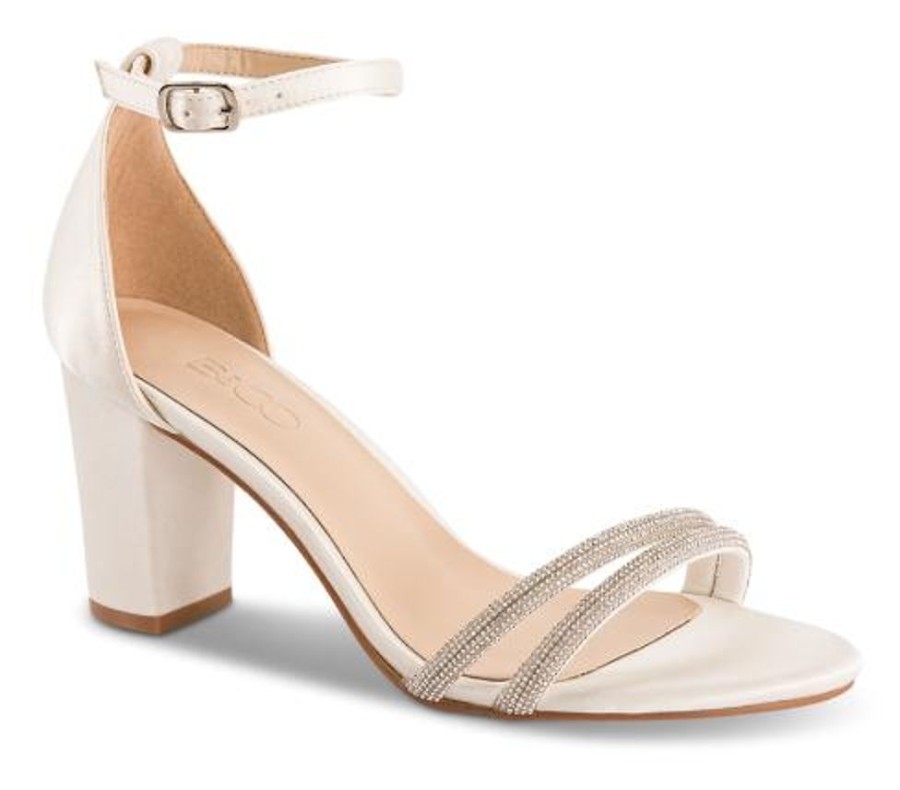 Kvinder B&CO | B&Co Damesandal Med Hael Beige 4214101302