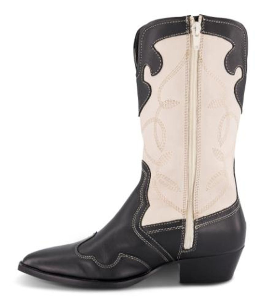 Kvinder B&CO | Cowboy Boot Sort Komb. 5213501411