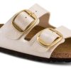 Kvinder Birkenstock | Birkenstock Arizona Big Buckle Graceful Pearl White 1020021