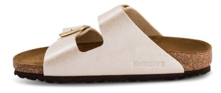 Kvinder Birkenstock | Birkenstock Arizona Big Buckle Graceful Pearl White 1020021