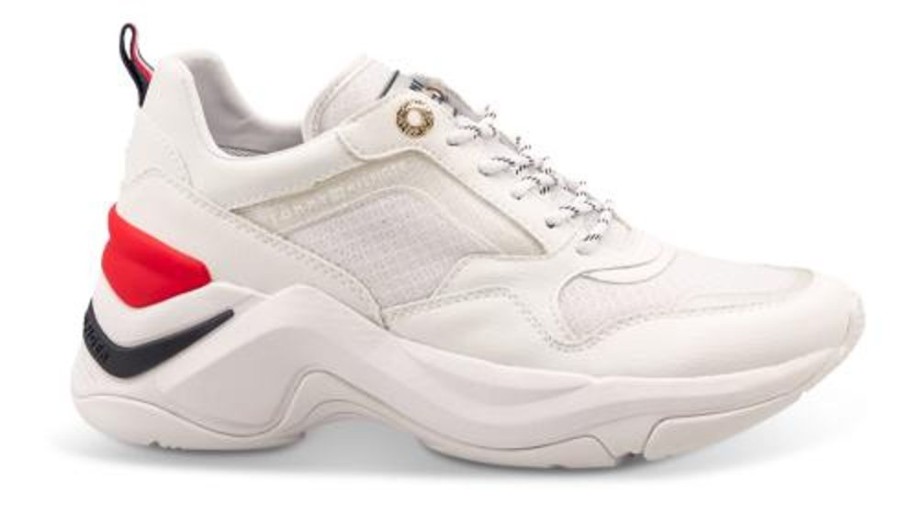 Kvinder Tommy Hilfiger | Tommy Hilfiger Sneaker Hvid Fw0Fw04704