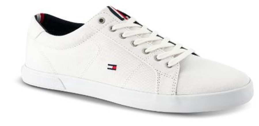 Maend Tommy Hilfiger | Tommy Hilfiger Kraftig Herresko Hvid Fm0Fm015360K4