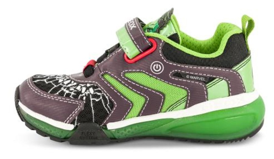 Born Geox | Geox Borne Sneaker Sort J35Feb011Ce