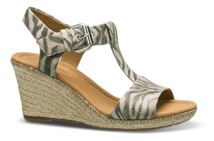 Kvinder Gabor | Gabor Damesandal Beige 22824