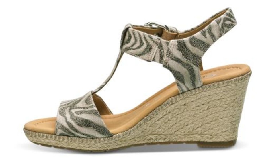 Kvinder Gabor | Gabor Damesandal Beige 22824