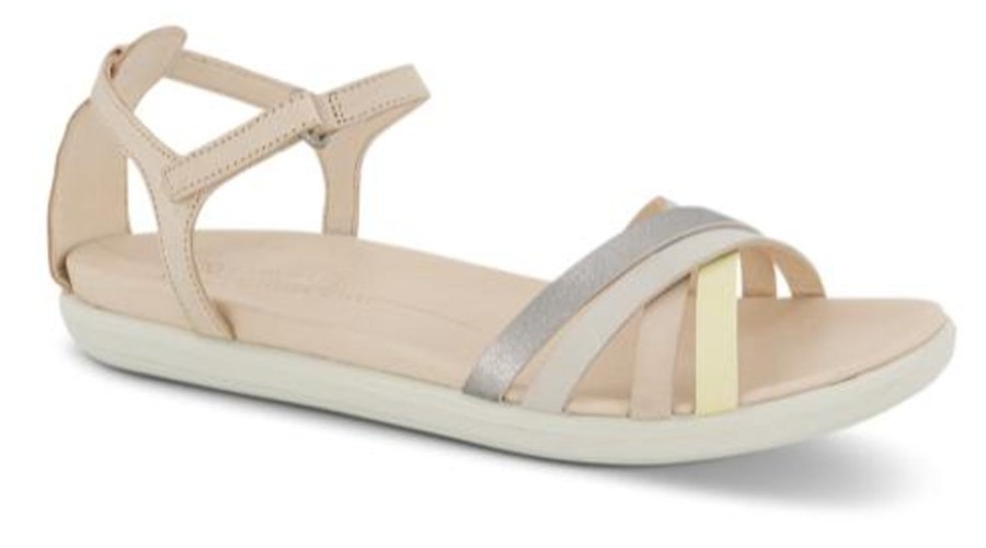 Kvinder ECCO | Ecco Damesandal Beige 20921352578Simpil Sa