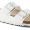 Maend Birkenstock | Birkenstock Arizona Birko-Flor Hvid 0552683