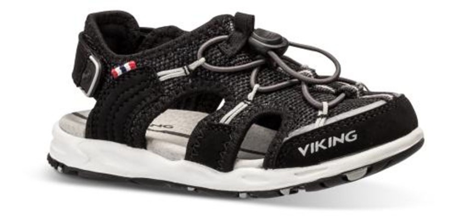 Born Viking | Viking Bornesandal Sort 3-49500 Thrill