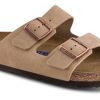 Maend Birkenstock | Birkenstock Arizona Med Blod Fodseng Tabacco Brown 0552811