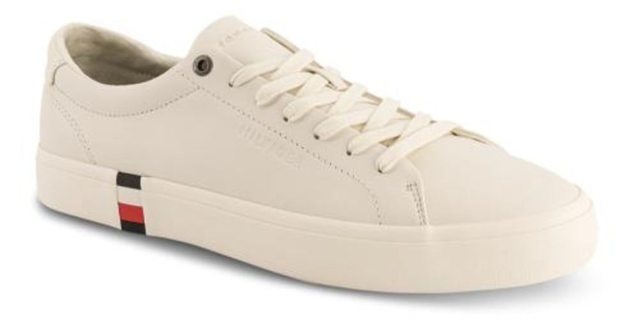 Maend Tommy Hilfiger | Tommy Hilfiger Kraftig Herresko Hvid Fm0Fm04036Ybi