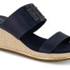 Kvinder Tommy Hilfiger | Tommy Hilfiger Damesandal Med Hael Bla Fw0Fw05621Dw5