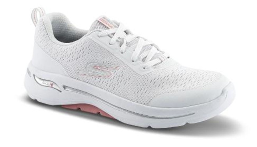 Kvinder Skechers | Skechers Sneaker Hvid 124887