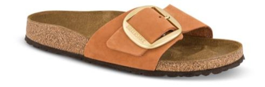 Kvinder Birkenstock | Birkenstock Madrid Big Buckle Brun 1022709