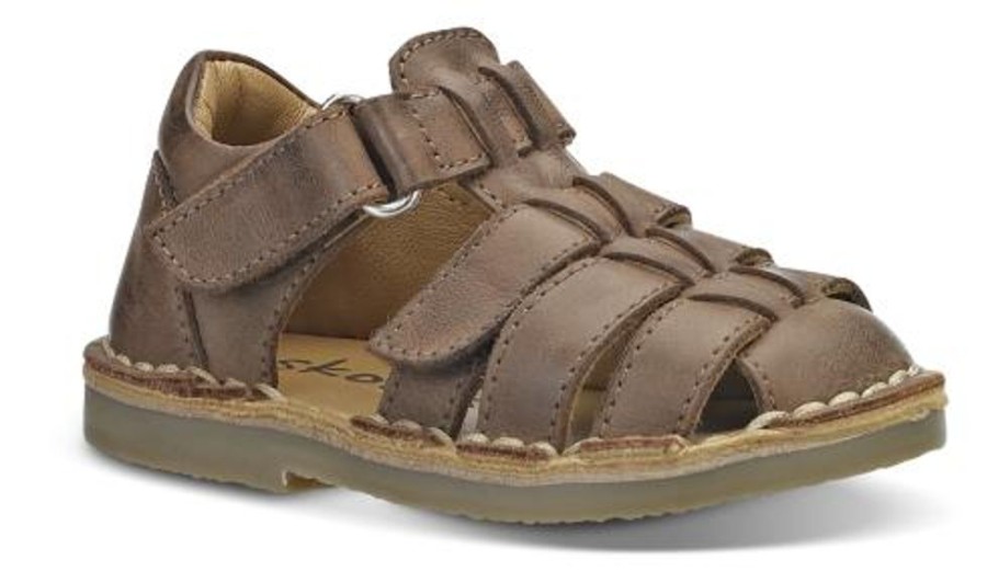 Born Skofus | Skofus Bornesandal Brun