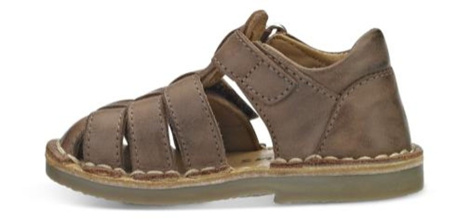 Born Skofus | Skofus Bornesandal Brun