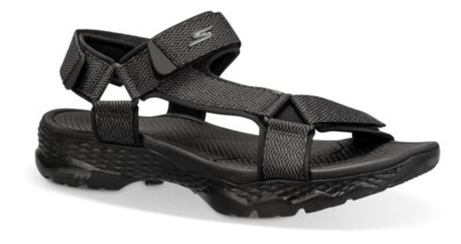 Maend Skechers | Skechers Herresandal Sort 54269