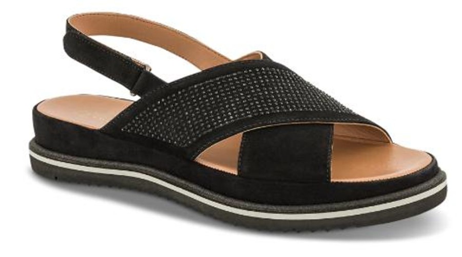 Kvinder Nordic Softness | Nordic Softness Damesandal Sort 4223160310