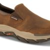 Maend Skechers | Skechers Kraftig Herresko Brun 204480