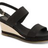 Kvinder Tommy Hilfiger | Tommy Hilfiger Damesandal Med Hael Sort Fw0Fw07092Bds