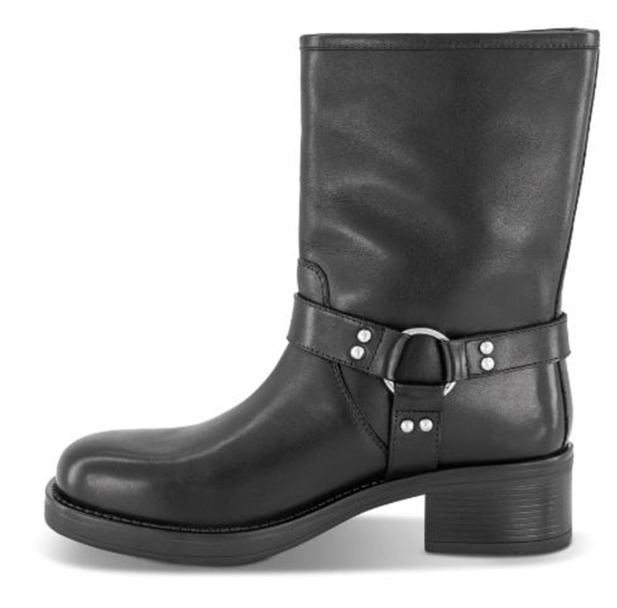 Kvinder B&CO | B&Co Biker Boot Sort 5223501710