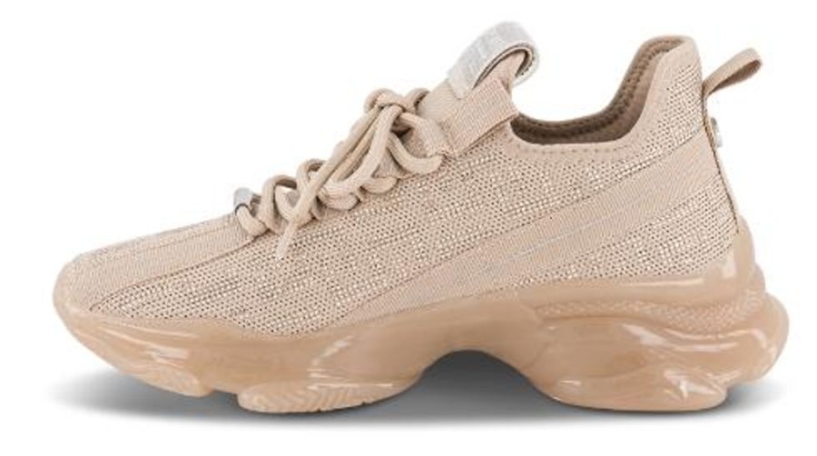 Kvinder Steve Madden | Steve Madden Sneaker Beige Sm11002264