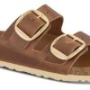 Kvinder Birkenstock | Birkenstock Arizona Big Buckle Brun 1011073